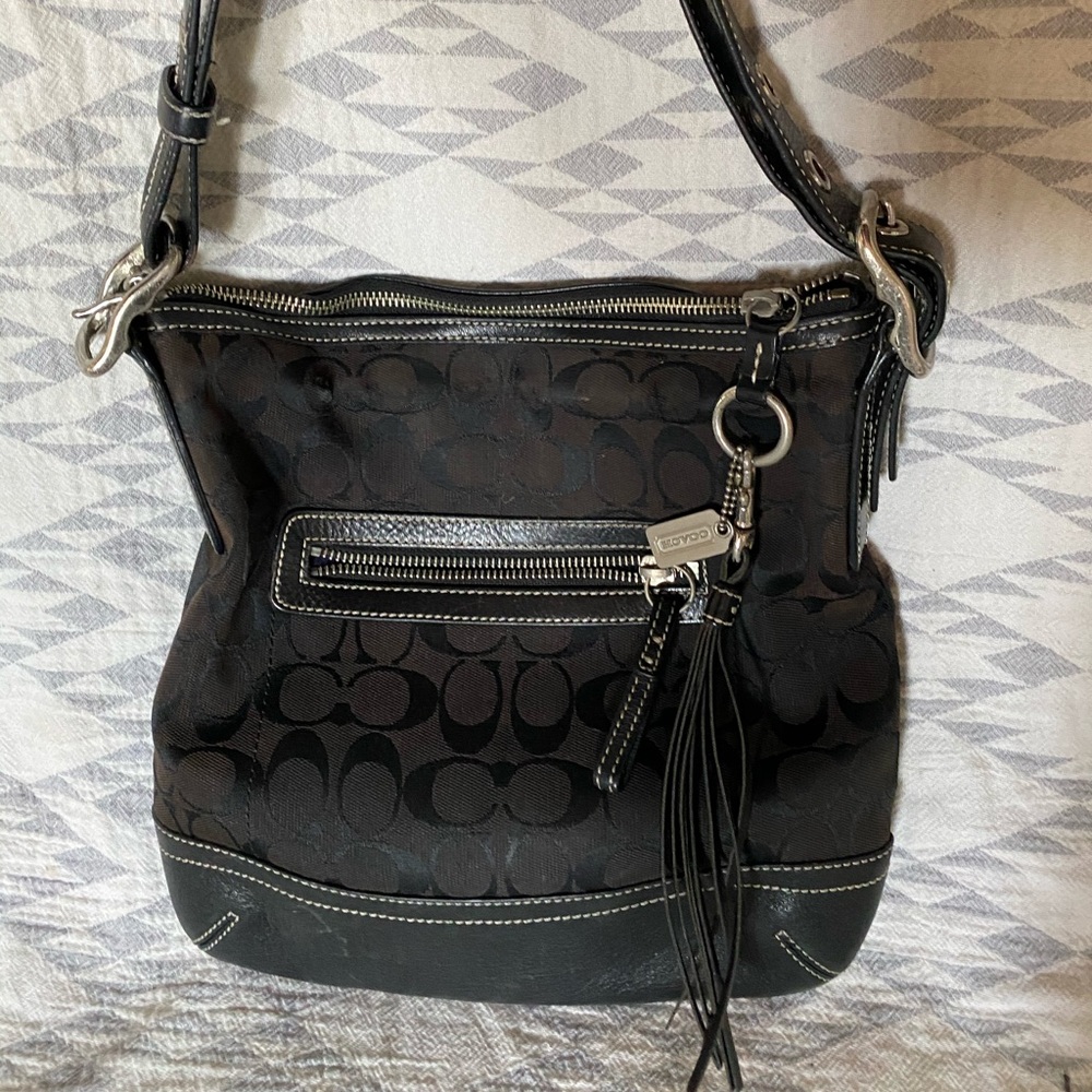 Authentic Coach Black Purse